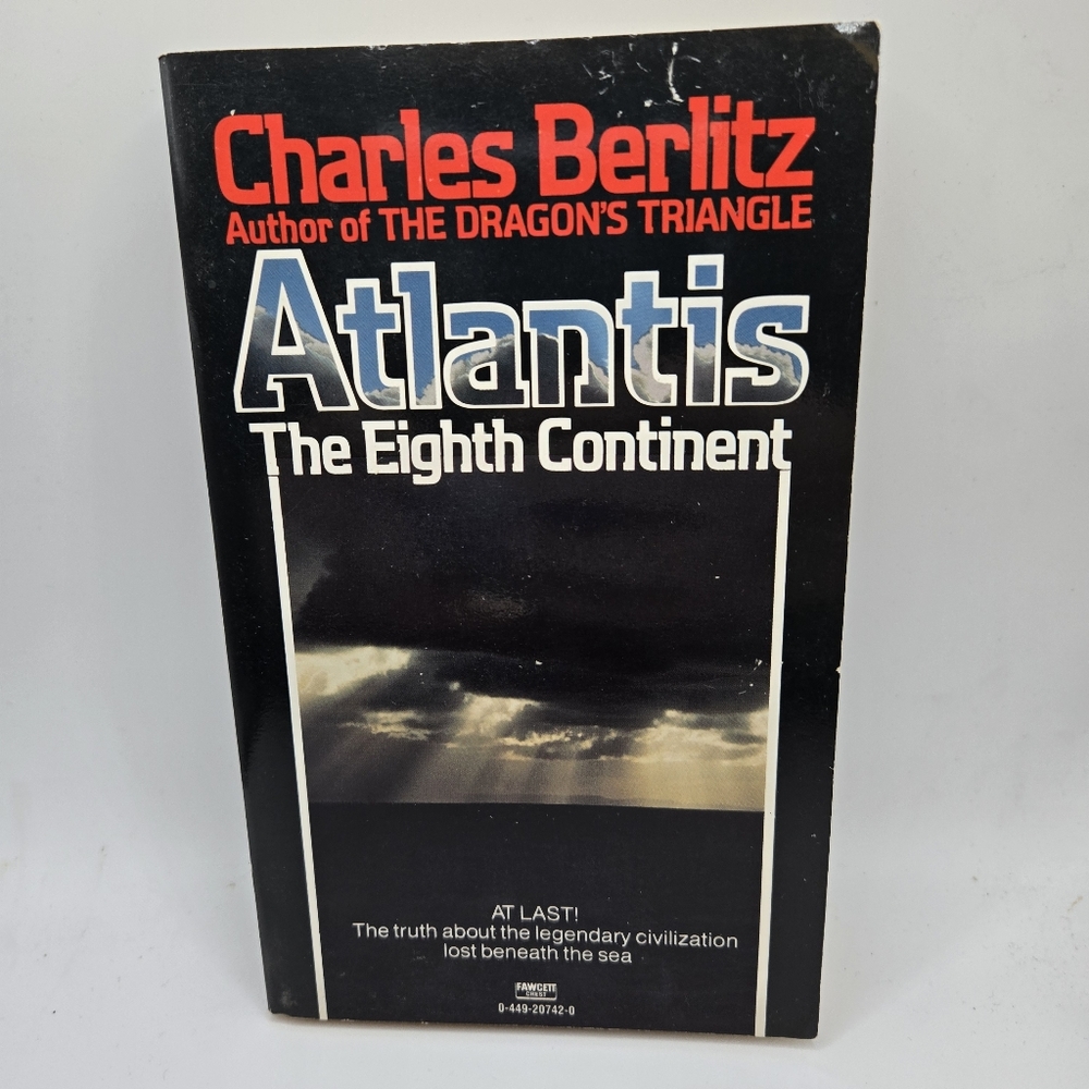 Atlantis The Eighth Continent Charles Berlitz 1985 Fawcett Ancient History -VG